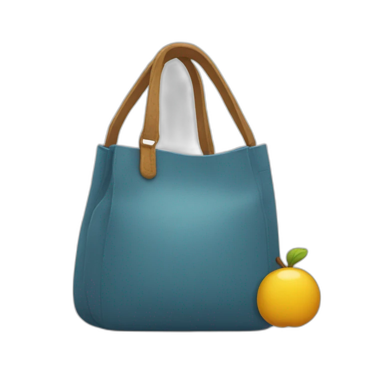 main qui tien un sac  emoji