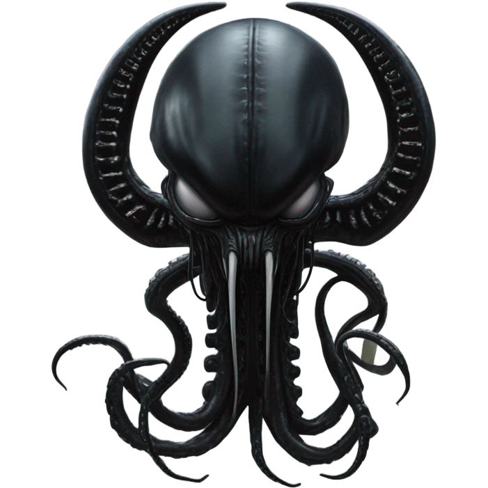 Crypto xenomorph with squid tentacles  emoji