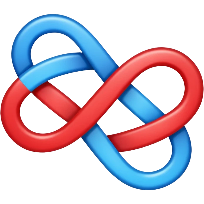 Devops  infinty logowith blue red combo  emoji