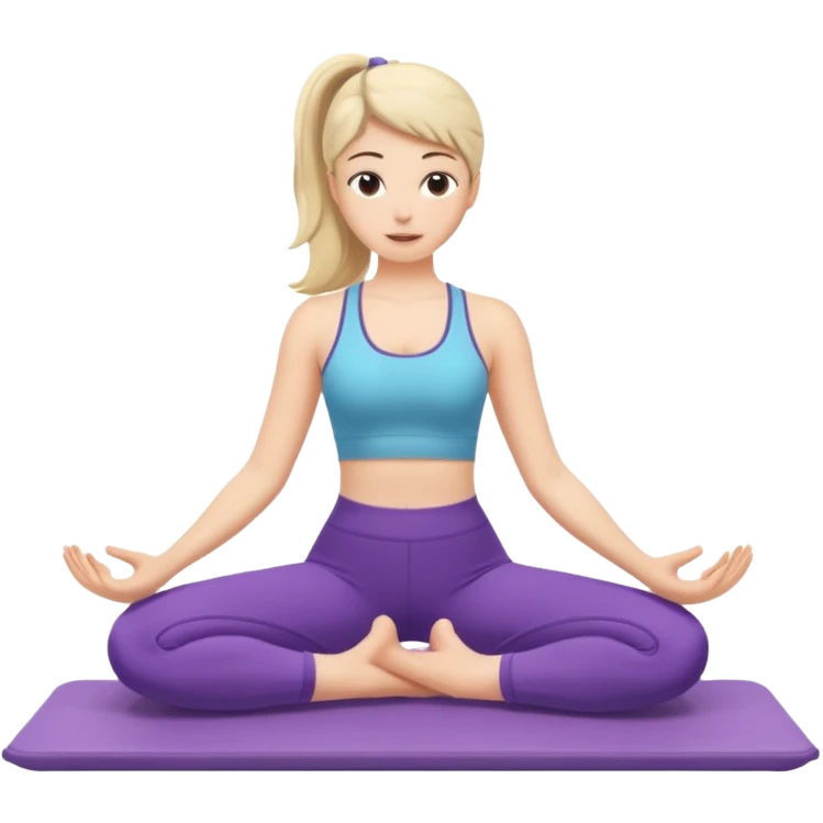 pilates girl  emoji