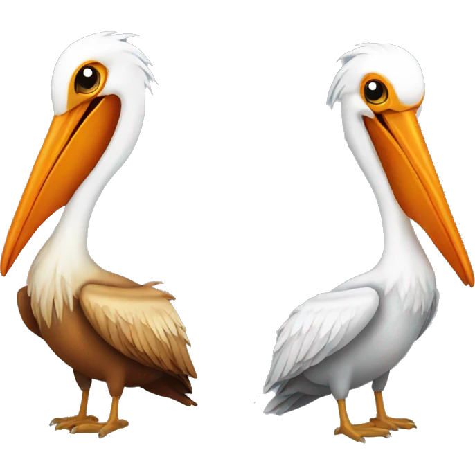 Pelican and Phoenix emoji