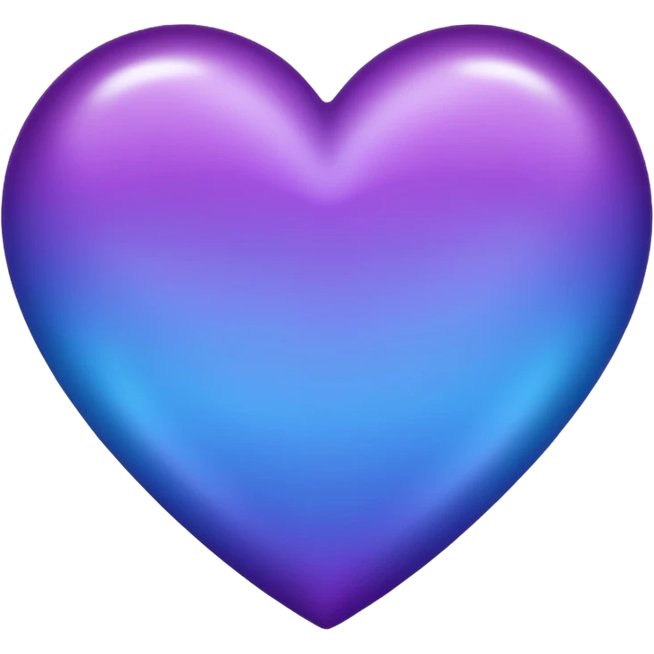 purple heart with a gradient emoji