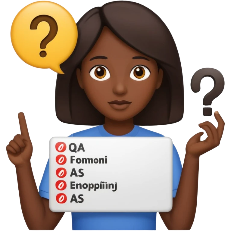 q and a emoji