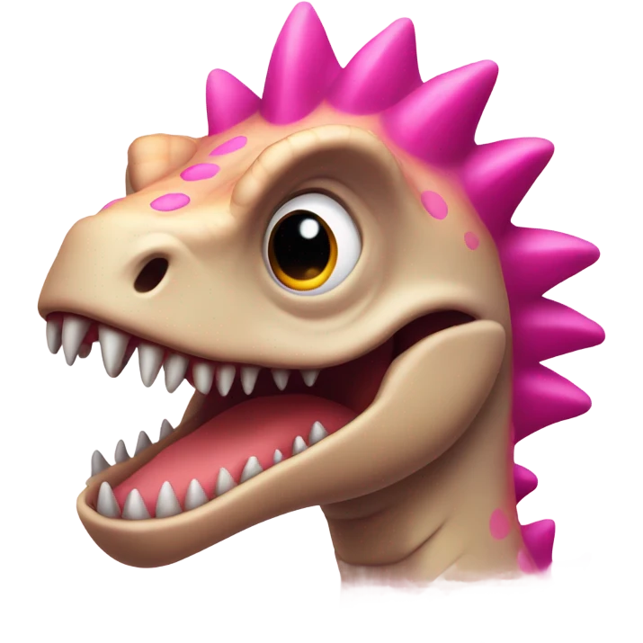Pink dinosaur  emoji