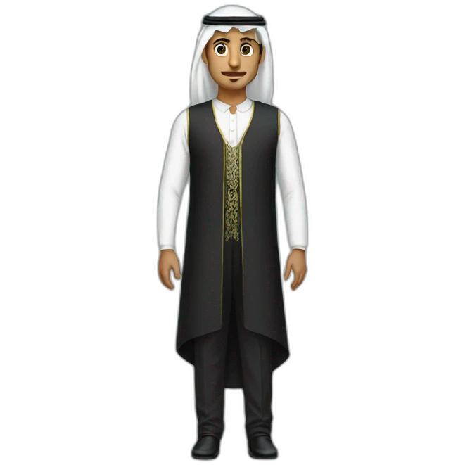 Saudi formal dress man emoji