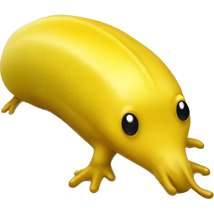 Banana slug emoji