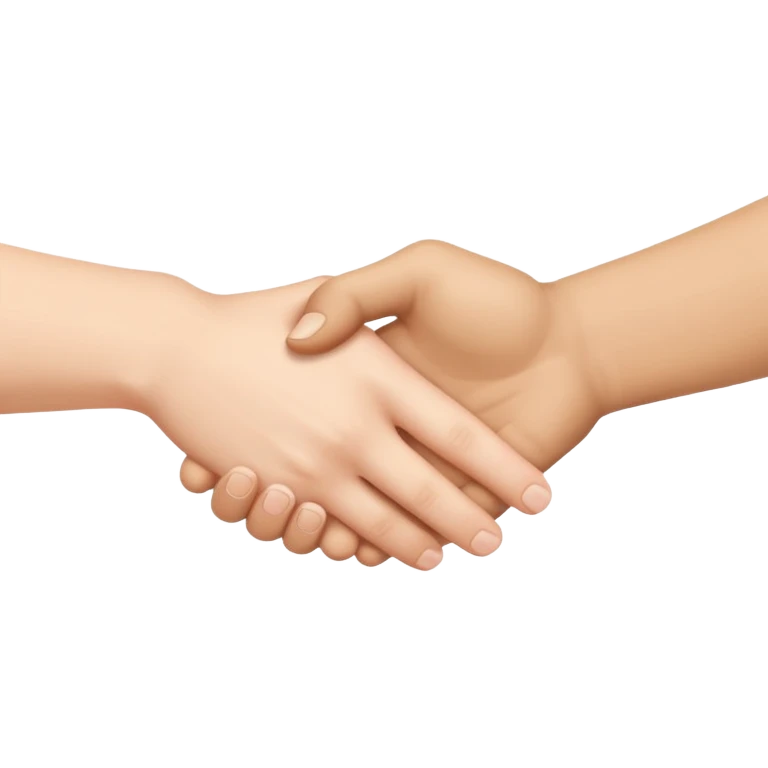 Handshake only hands emoji