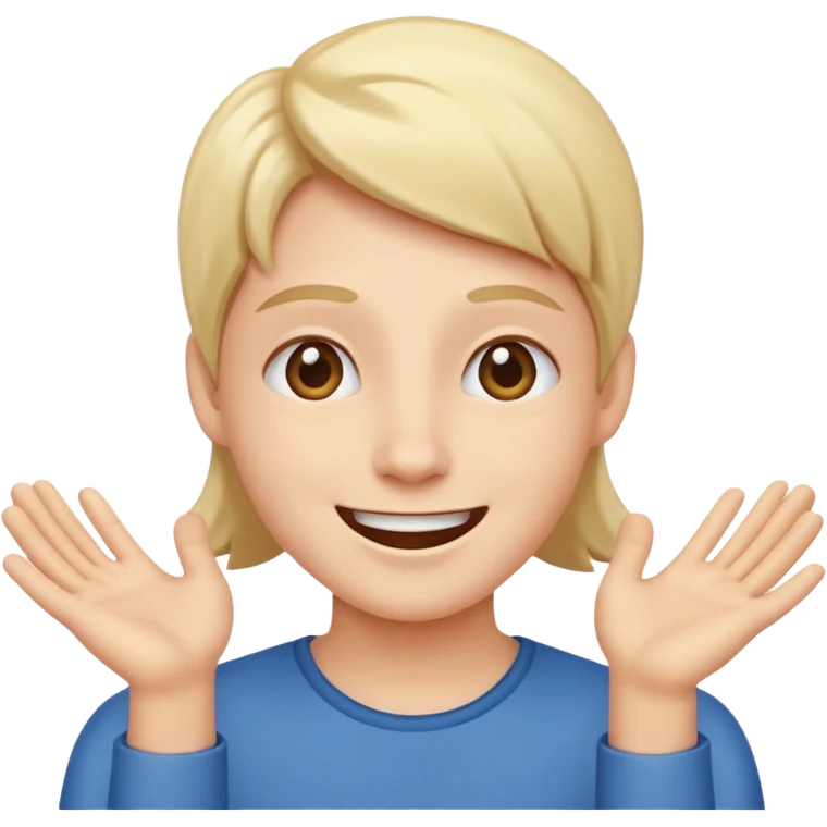 Personne qui fait semblant de croire en quelqu'un  emoji