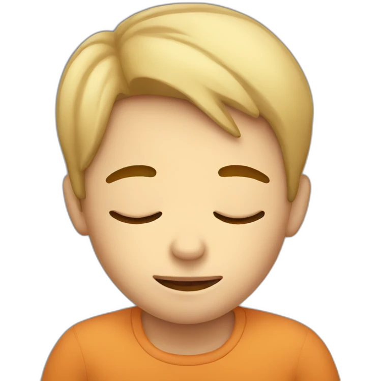 Sleeping boy emoji