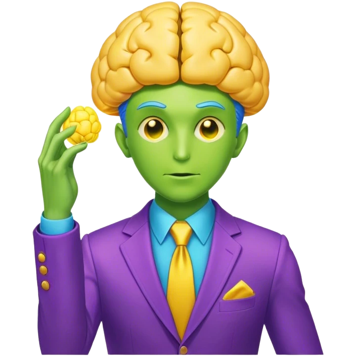 Brainiac emoji