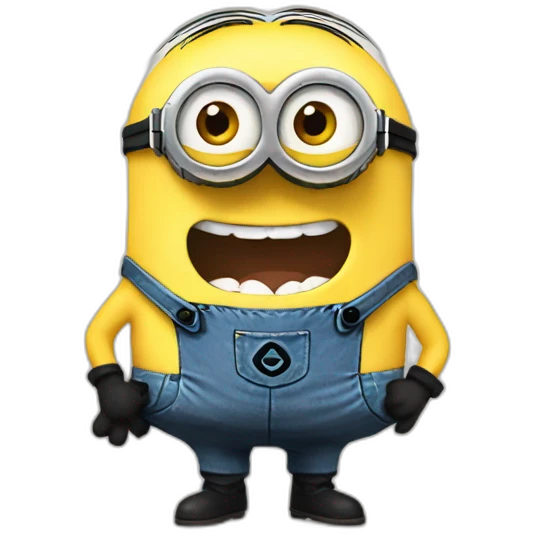 minion with patch emoji
