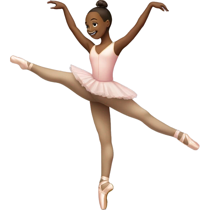 ballet dancer en pointe emoji