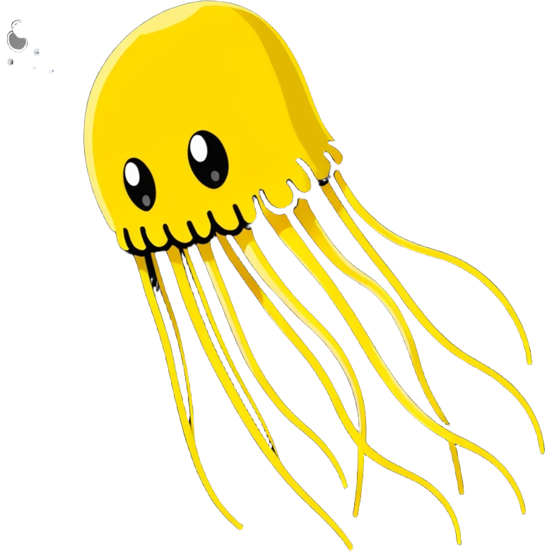 yellow jellyfish emoji