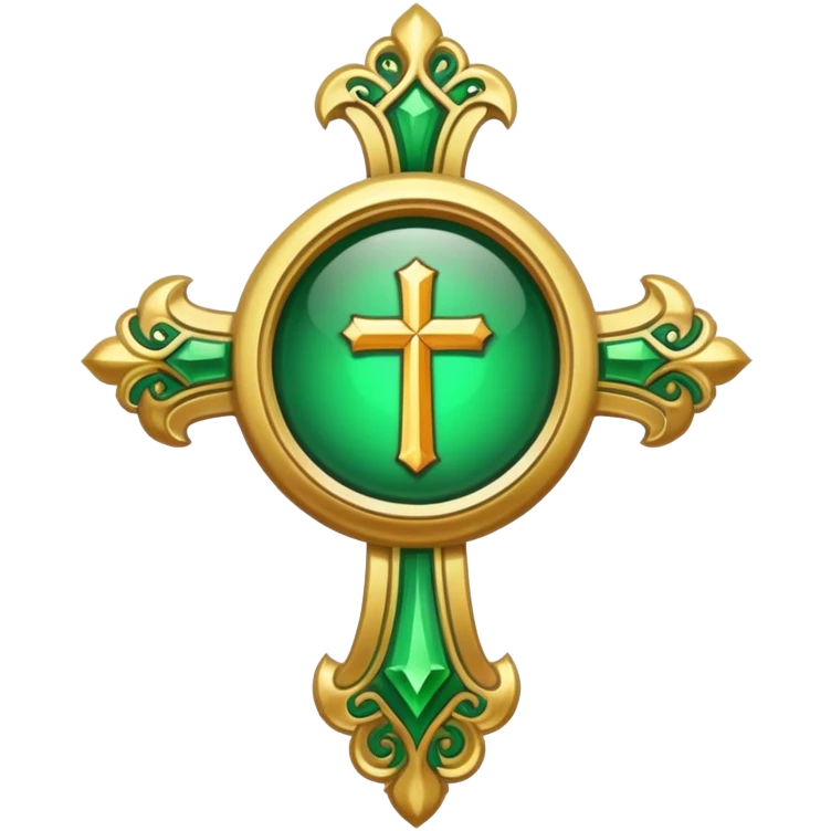Priest Emblem green emoji