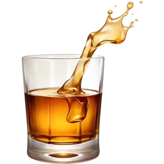 glass of whiskey emoji