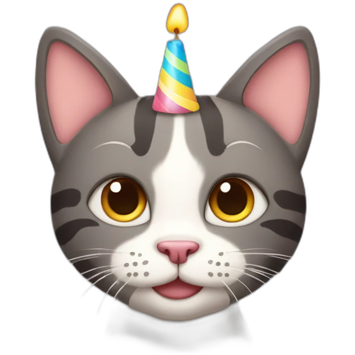 birthday cat emoji