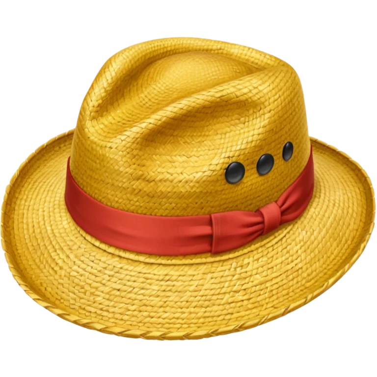 chapeau de paille de luffy one piece emoji