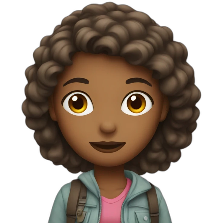 Girl travelling emoji