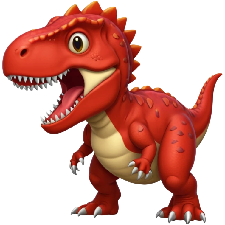 red t-rex emoji
