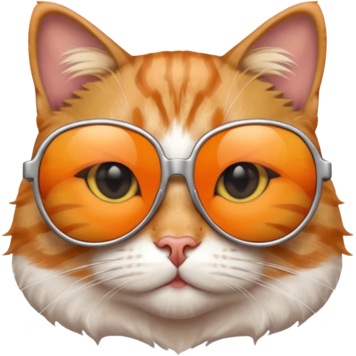 Cat wearing sunglasses emoji