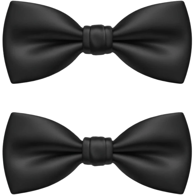 Black bow tie emoji