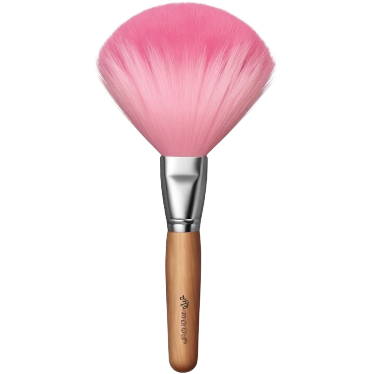 Blush makeup brush emoji