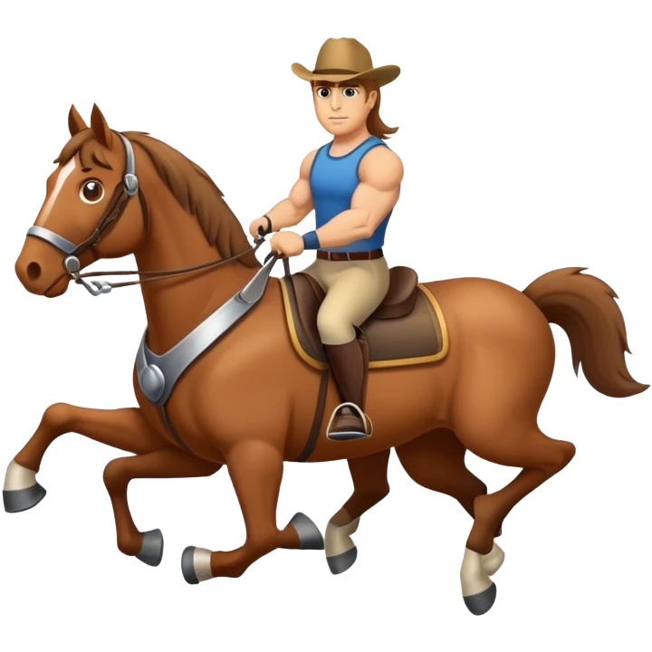 Лошадь за рулем emoji