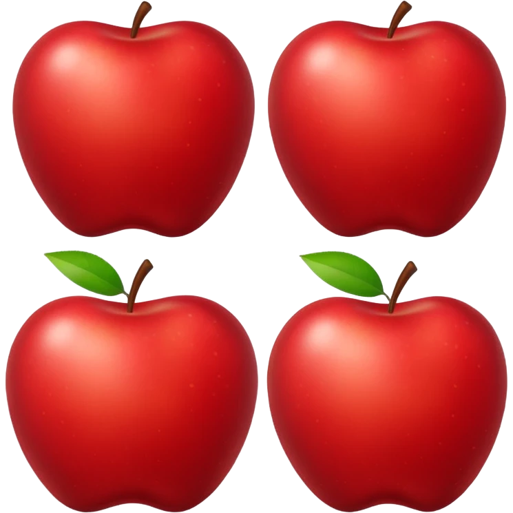 red apple emoji