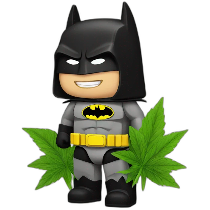 weed batman emoji