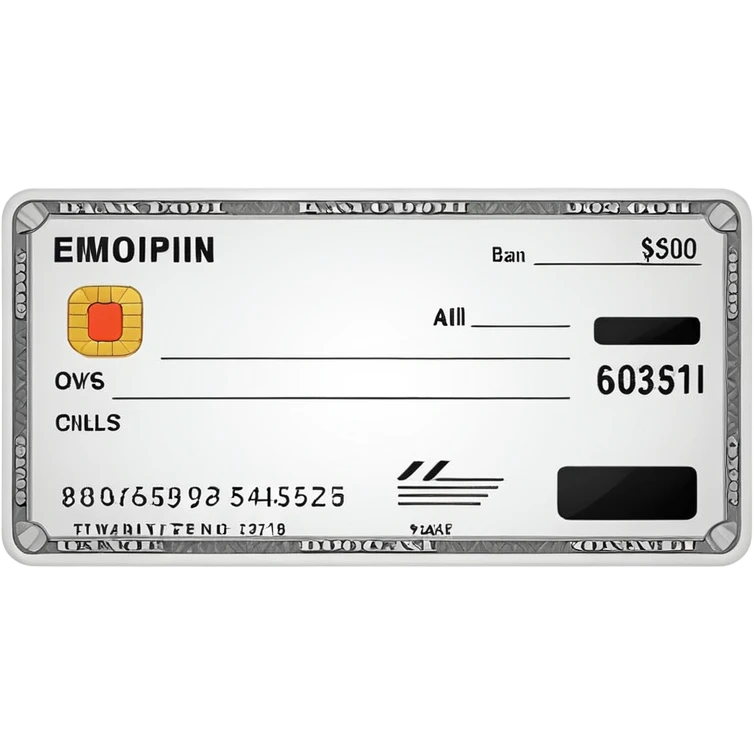 chèque de banque emoji