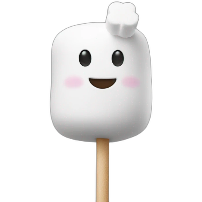 marshmallow on a stick emoji