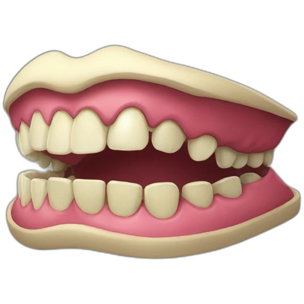 jaw - mewing emoji