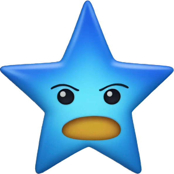 blue star emoji