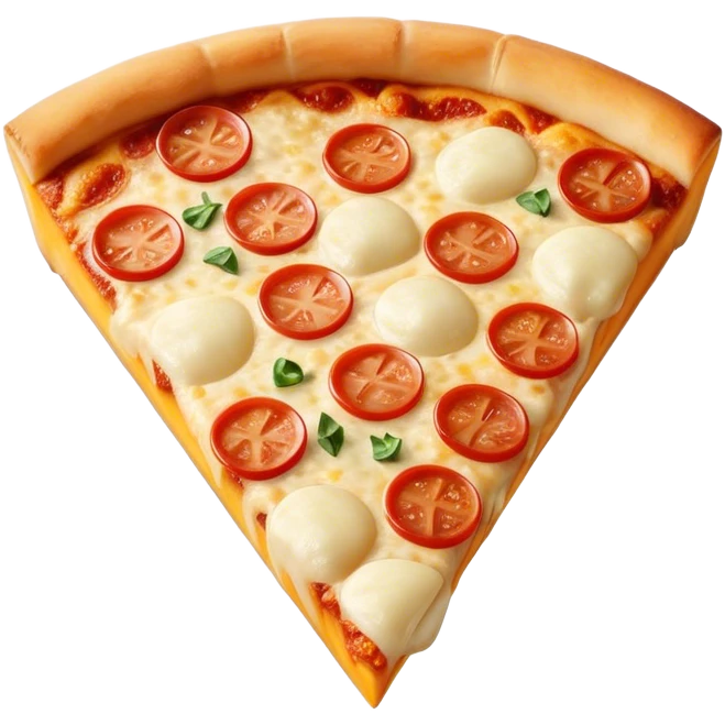 Dominos cheese pizza with garlic crust  emoji
