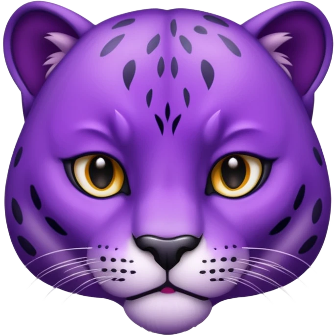 Purple Panther face emoji