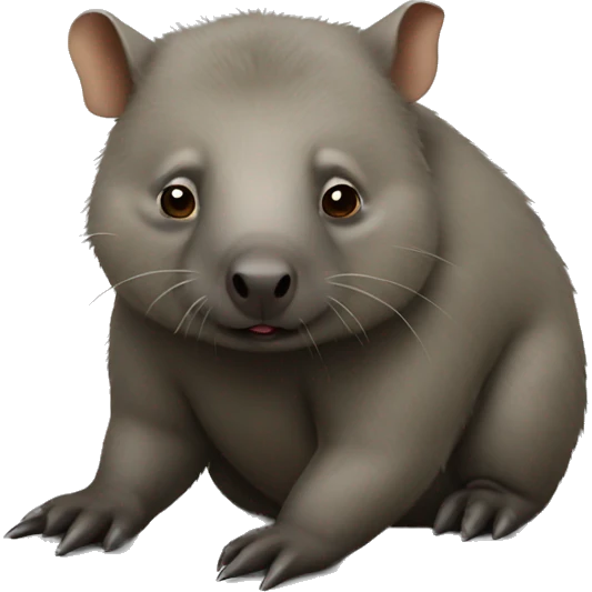 wasted wombat emoji