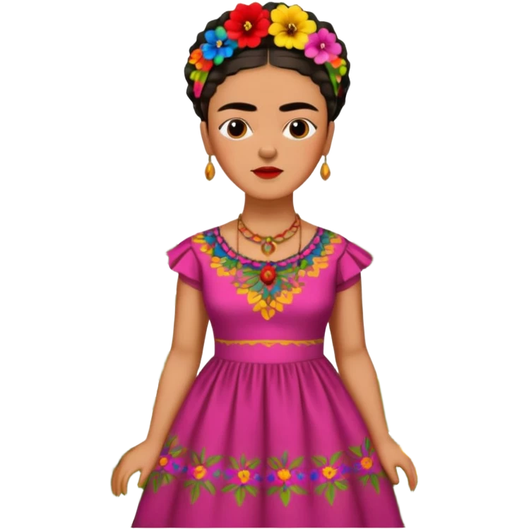 Frida Kahlo un garden emoji
