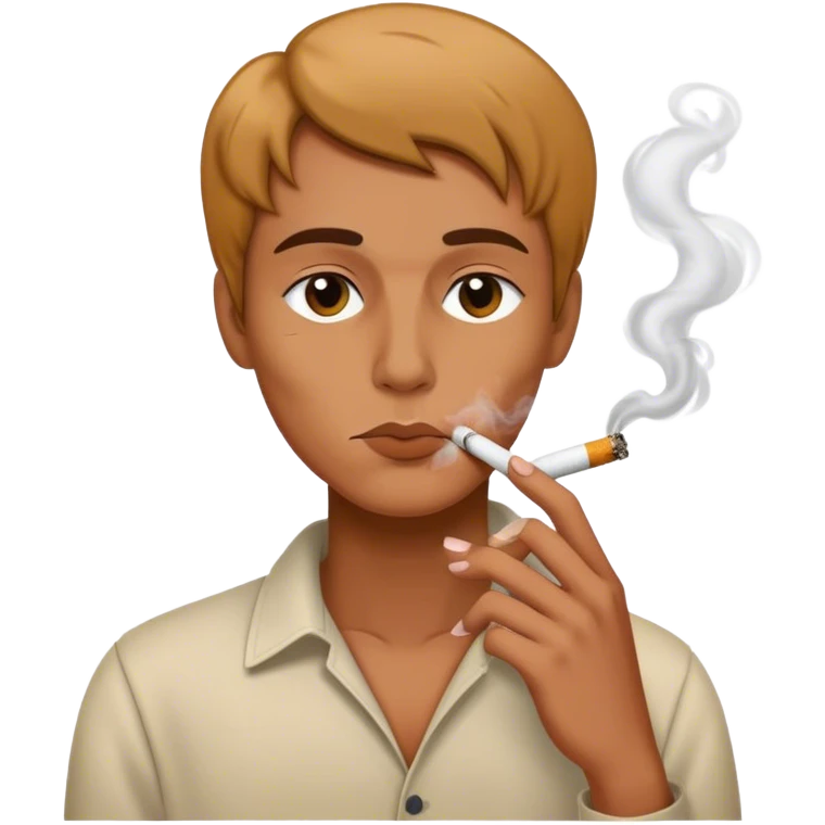Smoking a cigarette  emoji