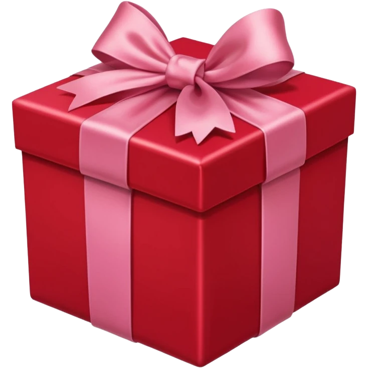 red gift box with pink bow emoji
