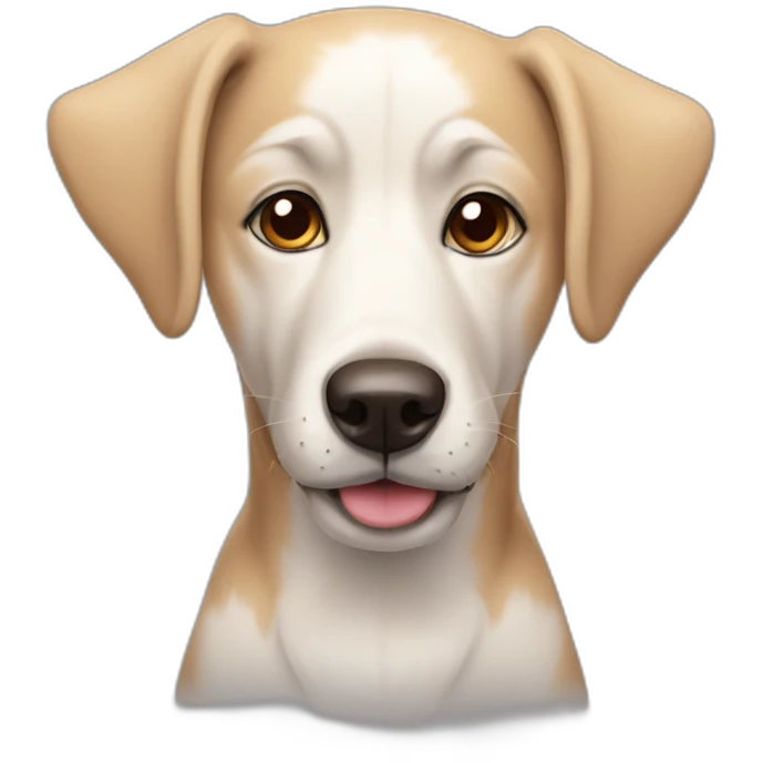 considerate dog emoji