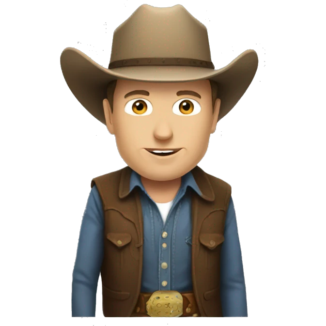 elon musk cowboy emoji