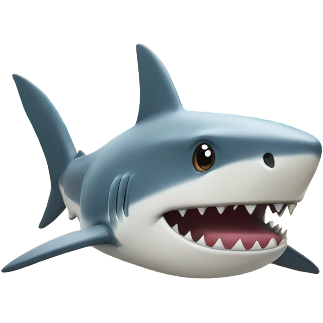 Shark on land emoji