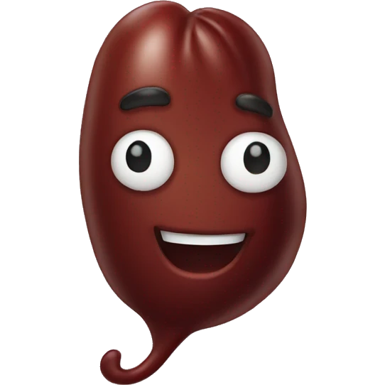 Red beans emoji