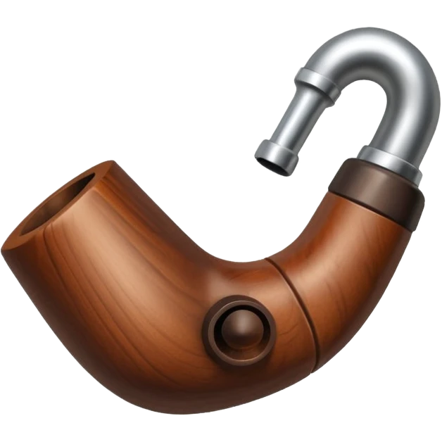 pipe en bois de magritte emoji