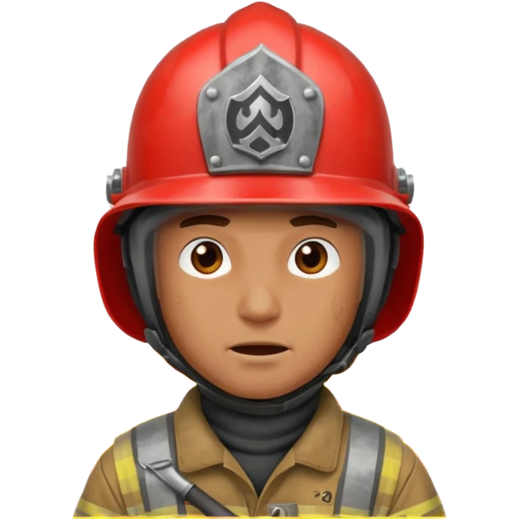 Tam ölecekken ateşten kurtulan adam emoji