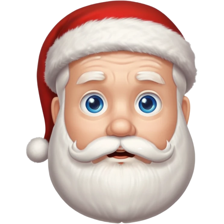 papai noel surpreso emoji