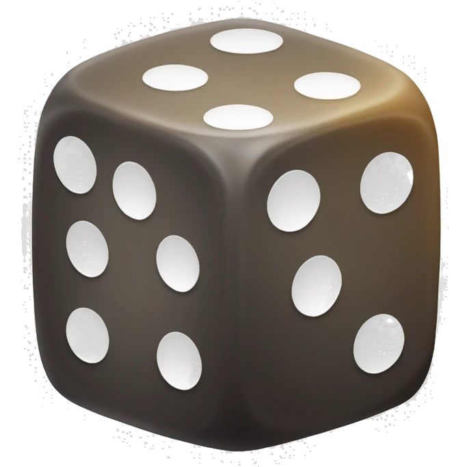 Dice with beer emoji
