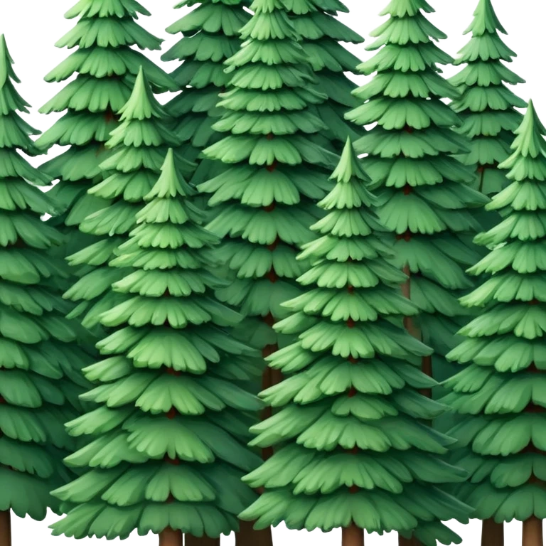 Pine tree forest emoji