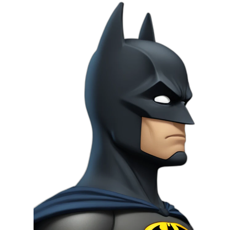 Batman thinking intensely  emoji