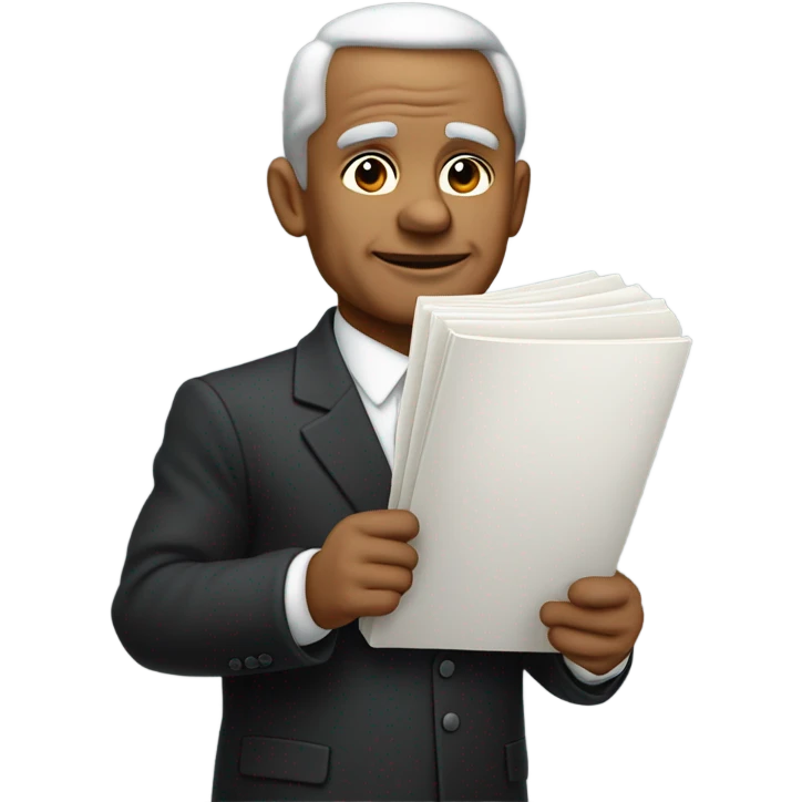 the president takes the oath emoji